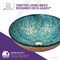 Anzzi Makata Vessel Sink in Gold/Cyan Mix LS-AZ8211 - alternate 8
